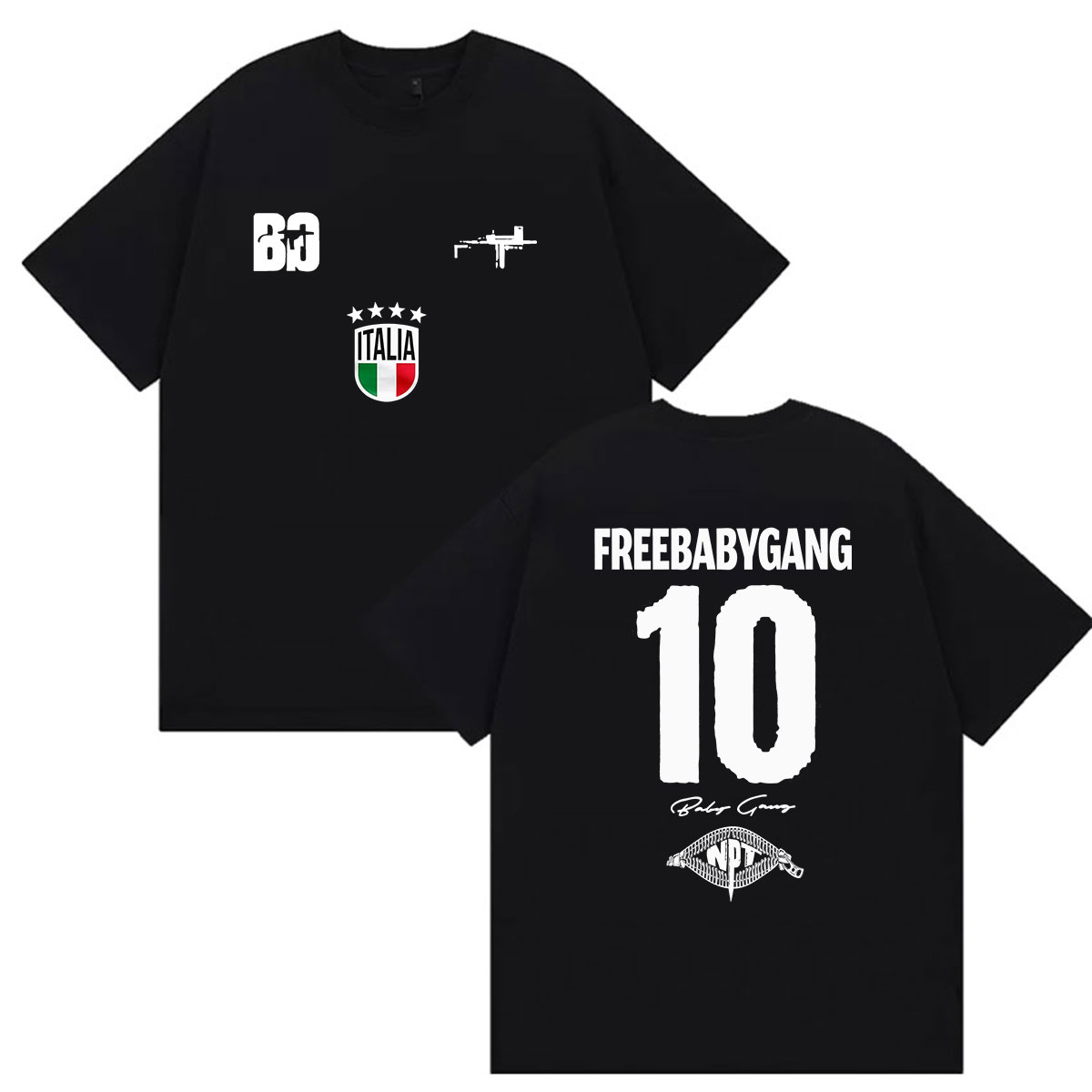 Y2K Graphic Baby Tee Crop - Футболка с принтом Rapper Baby Gang