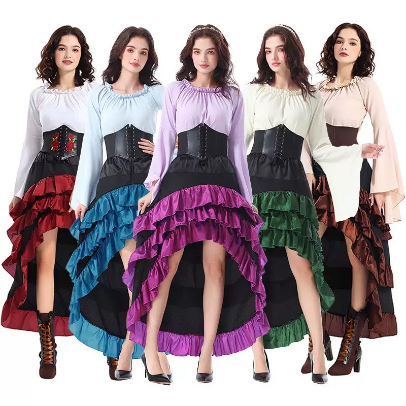 Dresses - Модное длинное платье на Хэллоуин с