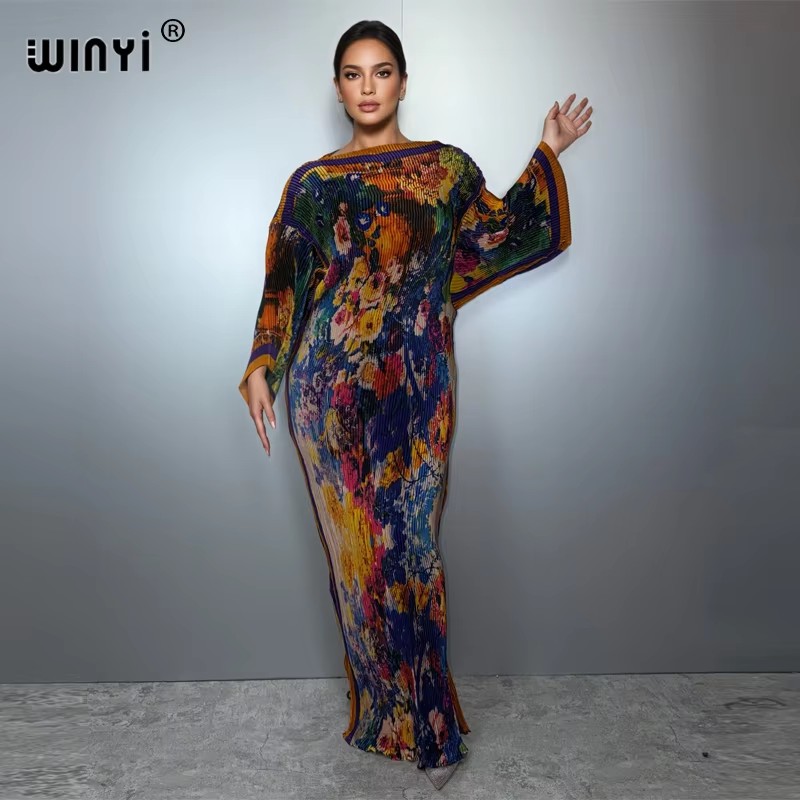 Летнее плиссированное платье W – обзор и цена Boho Summer Beach Maxi Dress