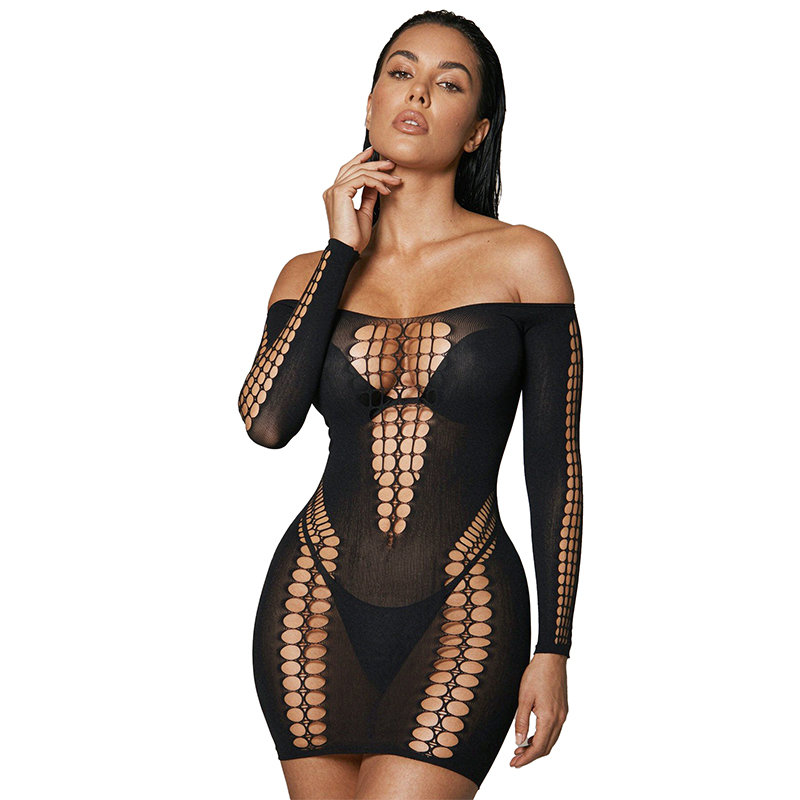 Женское пляжное платье из проз – обзор и цена Sexy Mesh Sheer Bodycon Dress