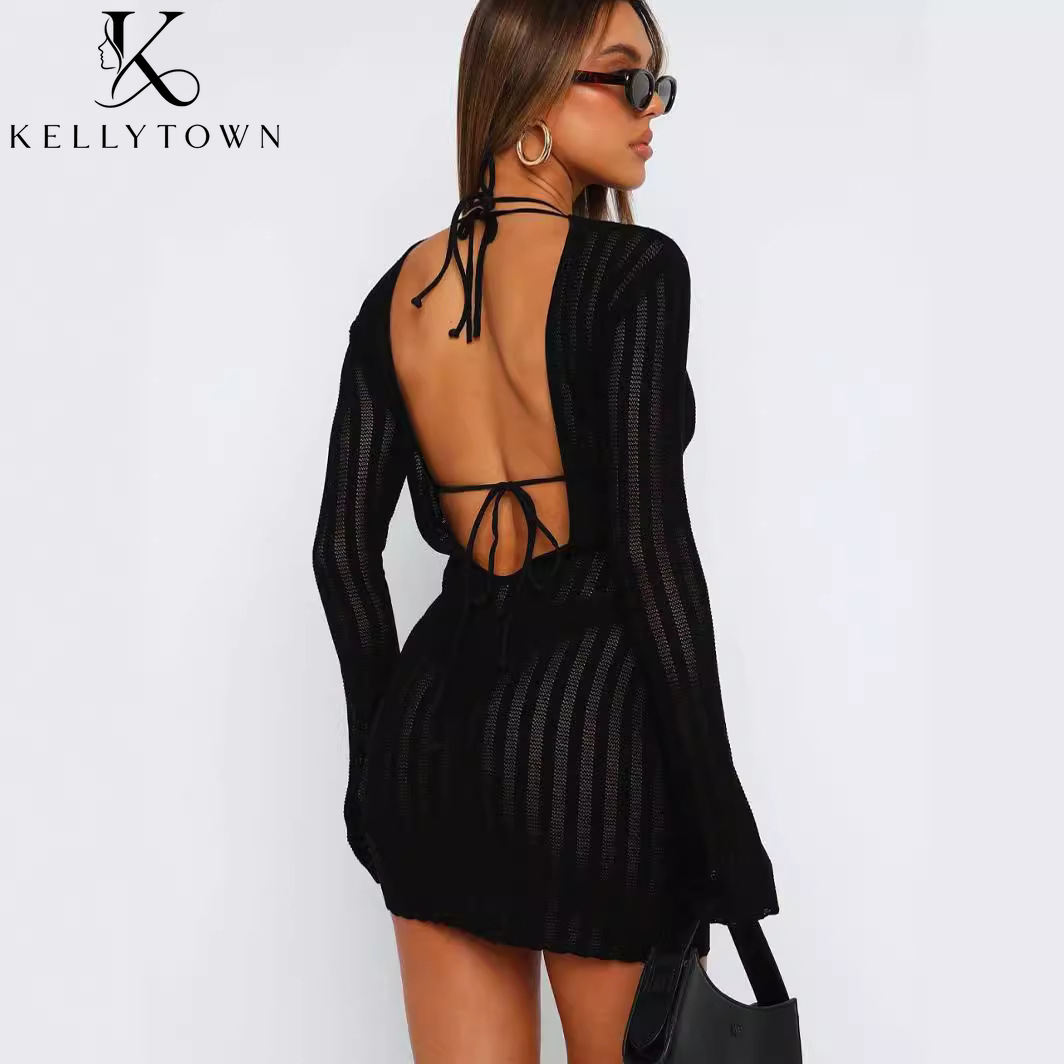 Сексуальное облегающее мини-пл – обзор и цена Bodycon Long Sleeve Ribbed Dress