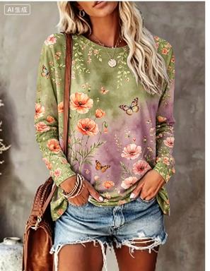 Женская футболка с длинным рук – обзор и цена Blouses